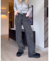 Personalized vintage solid color slacks