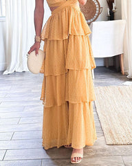 Elegant V Neck Slip Dress