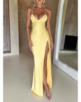 Back Tie Slim fashion Dress