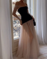 Mesh patchwork dress
