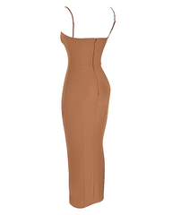 brown dress