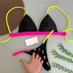 Fashion personality color matching bikini