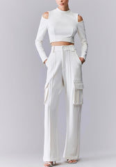 Fall strapless slim-fit suit woman