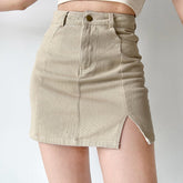 New Look Split Denim Skirt