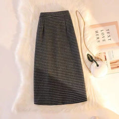 Retro Loose All-Match Slim Skirt