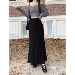 Women Retro Loose Literary Skirt