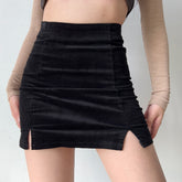 Necessity Corduroy Split Skirt