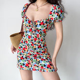 70s Funky Art Bubble Dress ~ HANDMADE