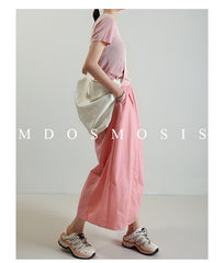Pearl-Breasted Lantern Skirt