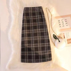 Retro Loose All-Match Slim Skirt