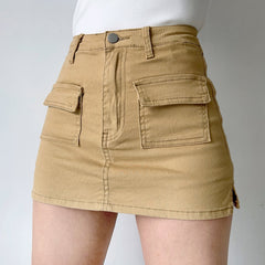 New Revolution Denim Pocket Skirt