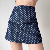 Solana Polka Heart Skirt ~ HANDMADE