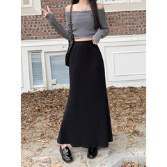 Women Retro Loose Literary Skirt