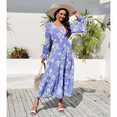 Summer New Oversize Printed T-Shirt Dress