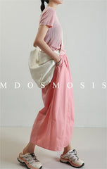 Pearl-Breasted Lantern Skirt