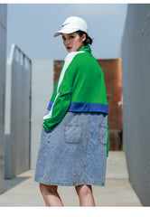 Loose Casual Contrast Dress