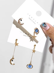 Spaceman Earth Shape Earrings