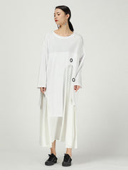 False Two Loose Cropped Dress