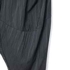 Women Pleated Loose High Waist All Match Wide Leg Casual Pants