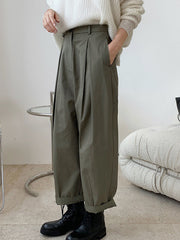 Women High Waist Loose Wide Leg Casual Pants