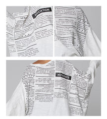 Letter Print Loose T-Shirt