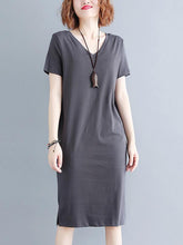 Casual Crossover Strap Neck Long Dress