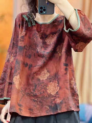 Vintage Printed Loose T-Shirt