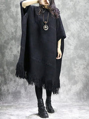 Loose Batwings knitting Dress