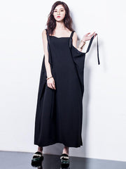 Original Bandage Split-side Spaghetti-neck Maxi Dress