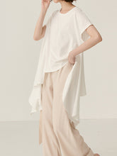 Original Solid Irregularity T-Shirts Tops