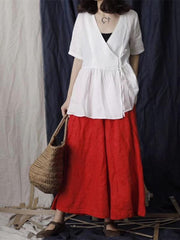 Super Loose Linen Cotton Pants