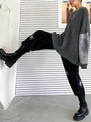 Women High Waist Printed Padded Casual Pants