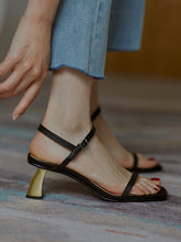 Stiletto Black Niche High Heels Sandals