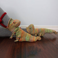 Creative Cute Chameleon Knit Socks