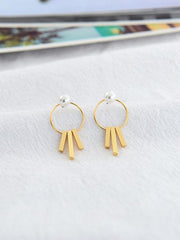 Original Pearl Geometry Earrings