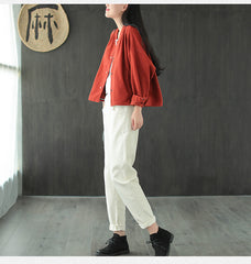 Solid Loose Harem Pant