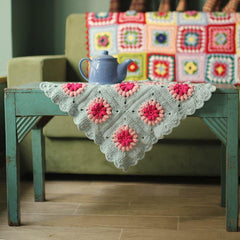 Handmade Cotton Line Popcorn Blanket