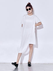 Loose Streamer Split-joint Dress