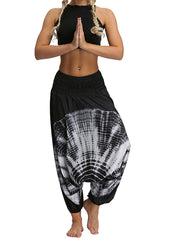 Tie Dye Digital Printing Sports Loose Casual Pants