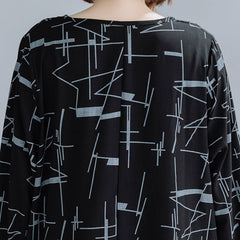 Women Printed Loose Casual Dress