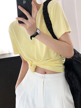 Casual Simple Solid-Color Comfortable T-Shirt