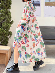 Casual Printed Thin Breathable Loose Jacket