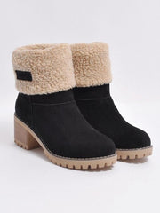 Chunky Mid Calf Winter&Snow Boots