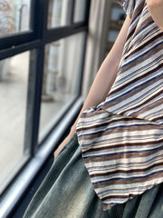 Literary Personality Loose Casual Irregular T-Shirt