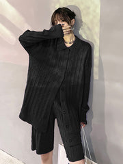 Lazy Fashion Knit Sweater Suit