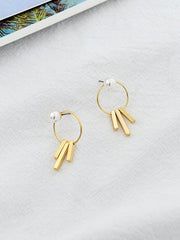 Original Pearl Geometry Earrings