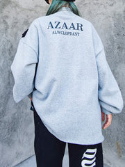 Women Colorblock Printed Loose Sweatshirt