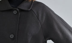 Women Lapel Loose Casual Coat