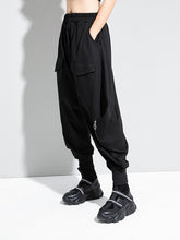 Women Loose Solid Color Casual Pants