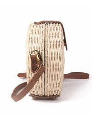 Handmade Round Straw Plaited Article Bag